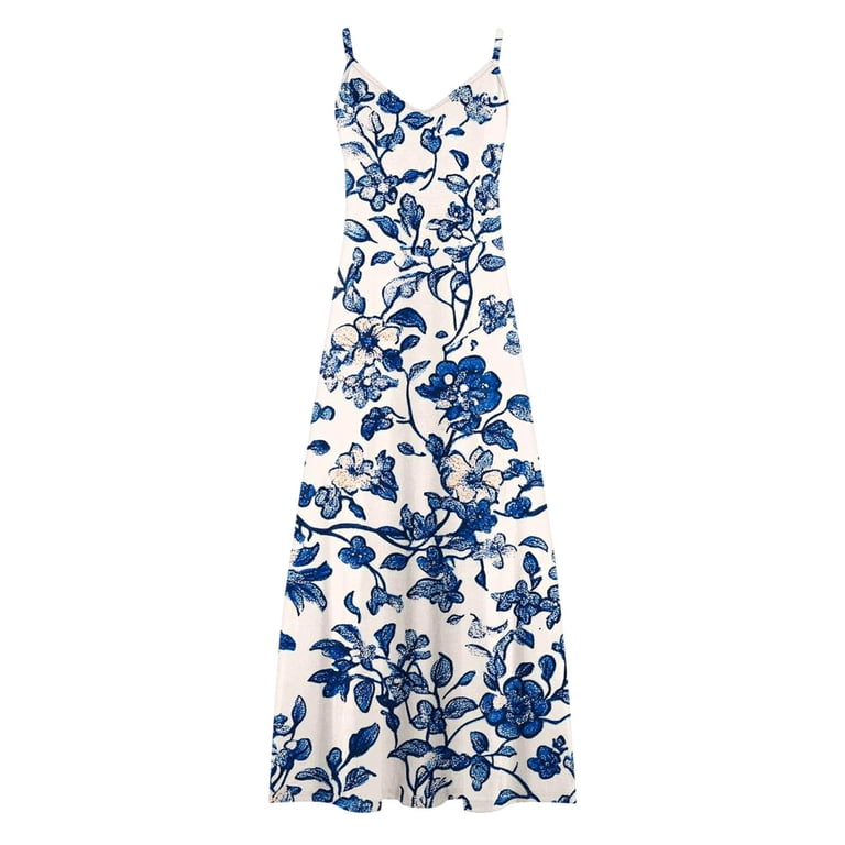 chinese dress ladies BZSFW Womens Summer Maxi Dress Halter Sleeveless Tiered Beach Dresses  Casual Loose Swing Boho Smocked Ruffle Sundress (as1, Alpha, s, Regular,  Regular, Apricot) at Amazon Women's Clothing store