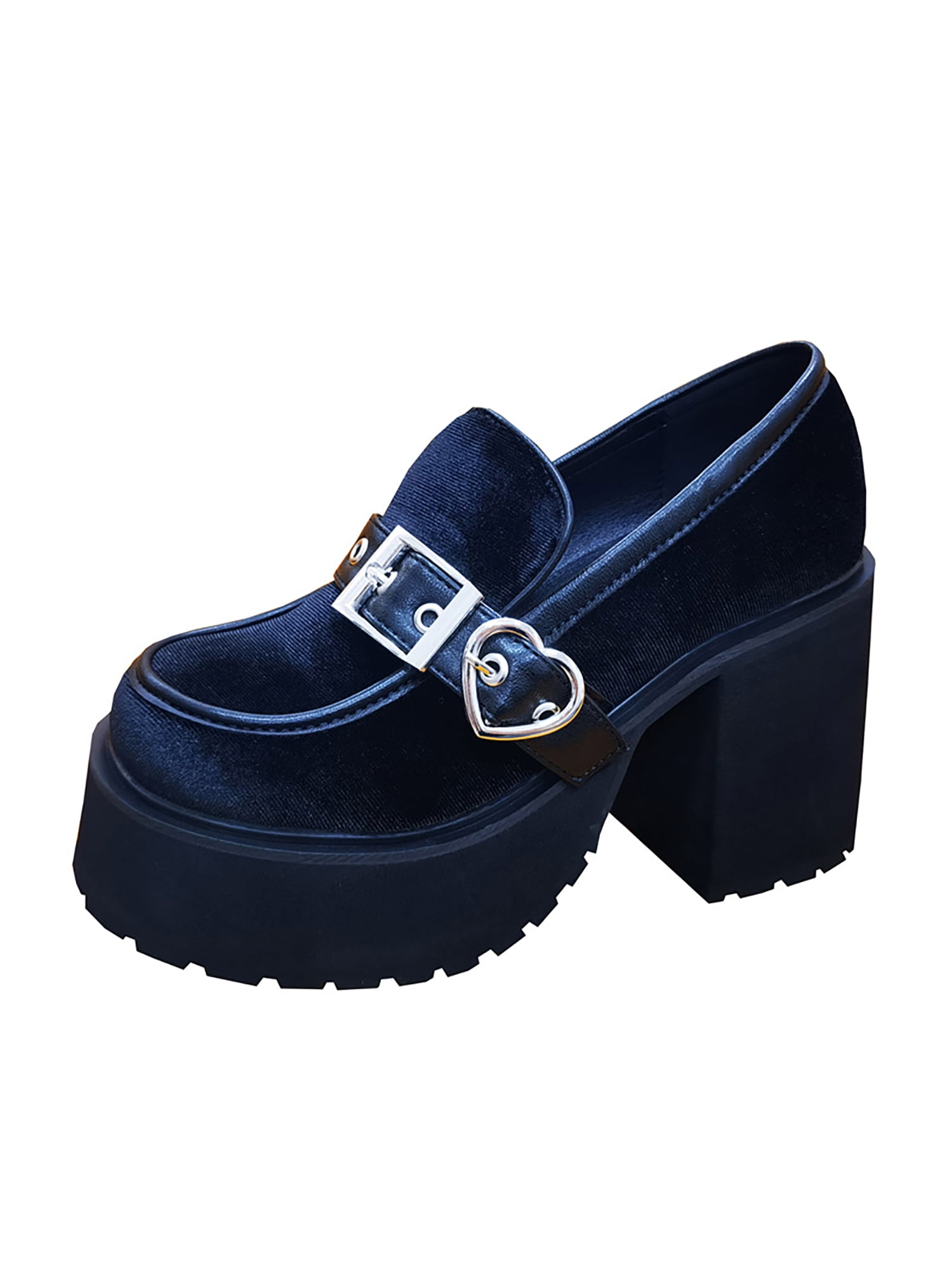 TULAR - Women's chunky heels & platforms leather moccasins