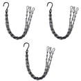 thumbnail image 2 of Hanging Basket Chain, 3 Sets Plant Hanger Metal Chains with Clips for Flower Pots, Planters, Birdcage, Lanterns, Billboard and Ornaments (Black), 2 of 5