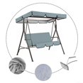 thumbnail image 2 of Garden Swing Canopy Seats Replacement Set 3 Seats Covers + Swing Canopy Cover, 2 of 10