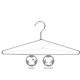 thumbnail image 3 of The Great American Hanger Company Heavy Duty Metal Top Suit Hanger Polished Chrome, Box of 50 The Great American Hanger Company NA, 3 of 4