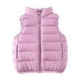 thumbnail image 2 of Boys Girls Lightweight down Vest Sleeveless Puffer Coat Warm Quilted Gilet, 2 of 7