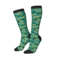 thumbnail image 2 of Daiia Sports Socks Jungle Leopard Printed Novelty Crew Socks for Men Women Knee High Socks Cotton Socks Soft & Breathable Support Unisex Socks, 2 of 9