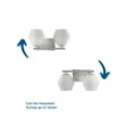 thumbnail image 4 of Copeland Collection Two-Light Brushed Nickel Mid-Century Modern Vanity Light, 4 of 10