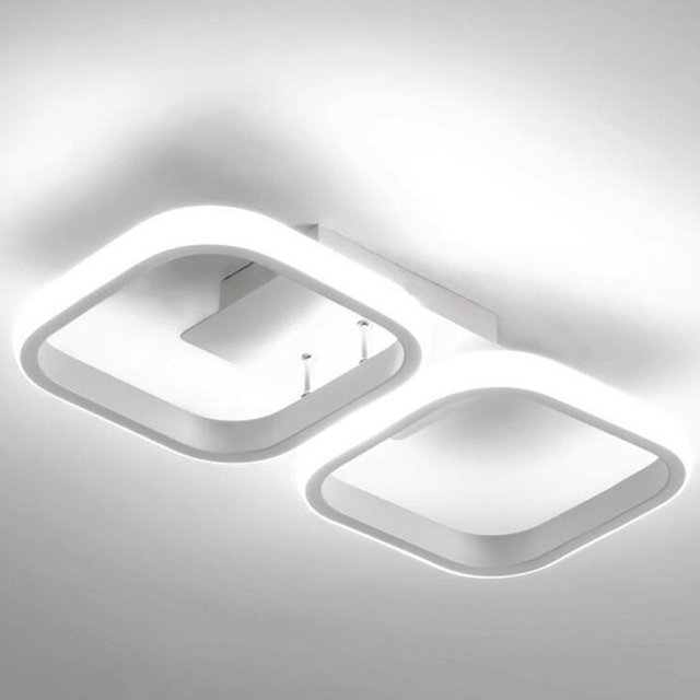Luz de tejado de Montaje Empotrado, Luces de tejado LED Lámparas de tejado Lámparas de tejado, Luces de Ilumición Decorativas LED de Cuadrado Colco Lámpara de techo