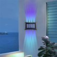 thumbnail image 4 of Panxico Night Lights Solar Fence Lights Multi Color Solar Wall Lights Up And Down Lighting Solar Outdoor Light IP65 Easy To Install For House Yard Garage Front Porch Today C, 4 of 7
