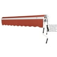 thumbnail image 7 of Awntech 8 Ft Maui Right Motorized Heavy Duty Patio Retractable Awning (96in x 9.25in x 78in), Terracotta, 7 of 7