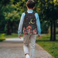 thumbnail image 3 of Uorisanigo Red Daisy Ladybug School Backpack Kids 17 inch with Side Mesh Pocket Casual Basic Schoolbag Travel Rucksack for Kindergarten Elementary Preschool Student School Bag, 3 of 7