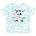 thumbnail image 3 of Inktastic Abuelo and Abuela Love Me- Heart Grandchild Boys or Girls Toddler T-Shirt, 3 of 5