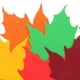 thumbnail image 4 of 50 piezas de adornos de otoño para tablones de anuncios, recortes decorativos de papel de pared con hojas de arce, recortes de papel para manualidades, decoración con recortes de papel., 4 of 5