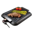 thumbnail image 7 of Brentwood 1,200-Watt Electric Smokeless Indoor Grill with Ceramic Non-Stick Surface, Black, TS-643BK, 7 of 7