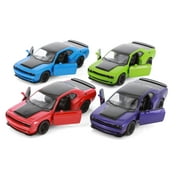 Box of 12 2023 Dodge Challenger SRT Demon 170, ASSTD - Kinsmart 5461D - 1/40 Scale Diecast Model Cars