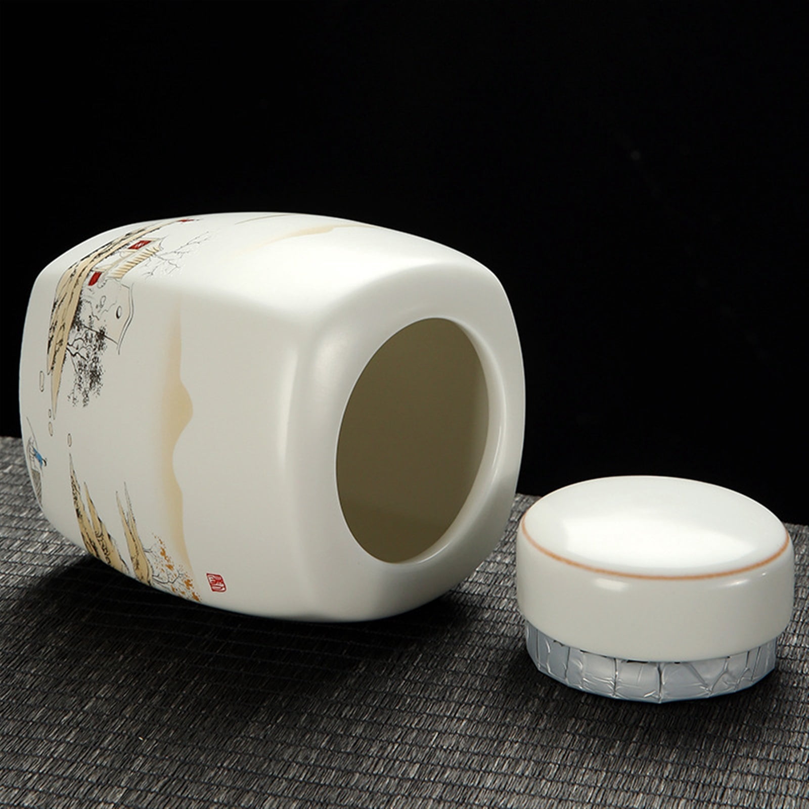 Ceramic Cremation Urns Funeral Pet Cat Dog Memorial Keepsake Ashes Container Jars Casket Columbarium Pet's Memory