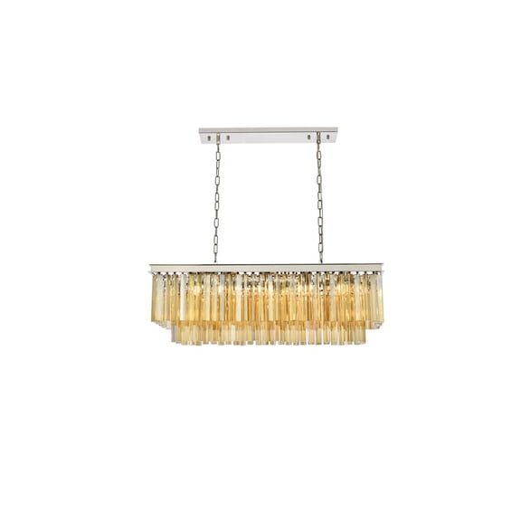 Elegant Lighting Sydney 40" 12 Light Royal Crystal Chandelier