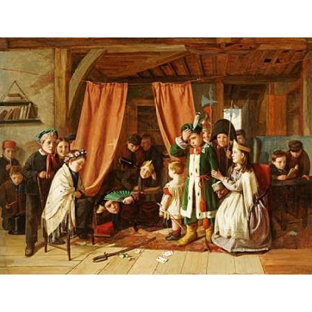 - The Play Scene In Hamlet Poster Print by Charles Hunt