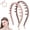 Khaki&Beige 2PC, variant on Headbands for Women Non Slip Comb Headband with Non-Crackable Hair bands for Women's Hair Fashion Accessories ( 1 count, 1 Count ( of 1))