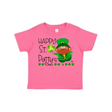 

Inktastic Happy St. Patty s with Cute Little Leprechaun Gift Toddler Boy or Toddler Girl T-Shirt