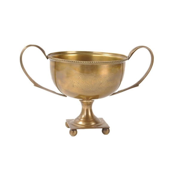 Cubo de hielo de cobre for sala de estar, almacenamiento de mesa, arreglo decorativo, cubo de hielo Vintage europeo tallado a mano