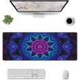 thumbnail image 2 of Diwali Mandalas Pattern Extended Big Mouse Pad Large,XL Gaming Mouse Pad Desk Pad,31.5x11.8inch Long Computer Keyboard Mouse Mat Mousepad with 3mm Non-Slip Base and Stitched Edge for Home Office Work, 2 of 6