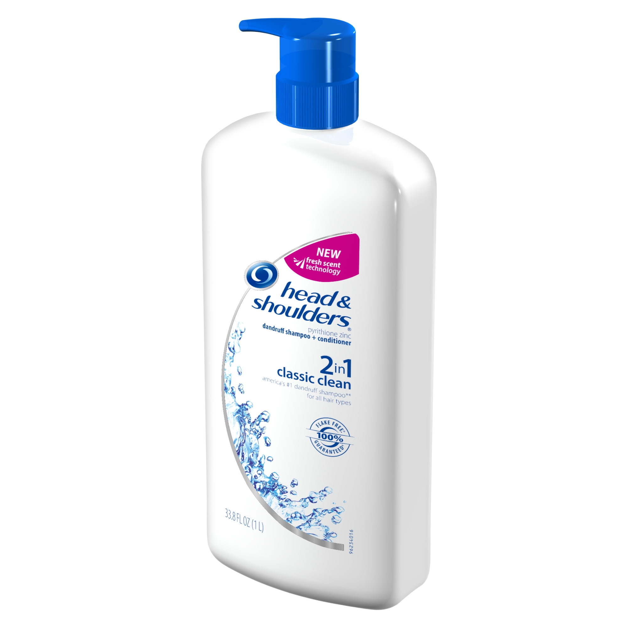 Head and Shoulders Classic Clean 2-in-1 Dandruff Shampoo + Conditioner 33.8 Fl Oz