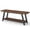 Walnut-43", variant on Melocadol 47" Farmhouse Wood Bench, Long Rustic Indoor Storage Bench for Entryway, with Storage Shelf, Perfect for Mudroom, Living Room, Bedroom, Kitchen, Black