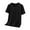 Black Classic Solid Casual T-Shirts for Men, variant on HOOMEUMY Men's Basic Solid Color Short Sleeve Crew Neck T-Shirt Casual Breathable Workout Lightweight Slim Fit Tee Black XXXL