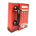 thumbnail image 4 of Tnarru Accessoires de Téléphone Fixe Décoration Murale Ornement en Fer Design Rétro pour Photographie Fond Robuste, Rouge, 4 of 8