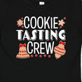 thumbnail image 4 of Inktastic Christmas Cookie Tasting Crew with Holiday Cookies Boys or Girls Baby T-Shirt, 4 of 5