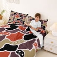 thumbnail image 3 of Castle Fairy Camo Camper Pattern Full Size Sheets 4-Piece for Teens, Camouflage Art Bed Sheets for Bedroom, Red Black, 3 of 6