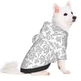 thumbnail image 2 of Honeii Snake Print Small Dog Hoodies Pet Hooded Sweatshirts Fall Winter Puppy Cat Sweaters Warm Clothes for Small Dogs Outfits Costume-Small, 2 of 7