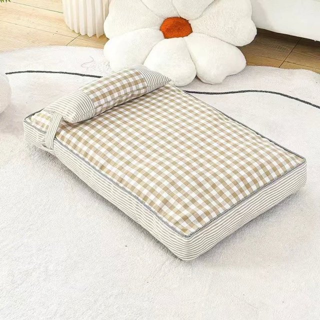 Big Dog Mat Cotton cloth Pad for Medium Large Dog Oversize Pet Sleeping Bed Big Thicken Dog Sofa Removable Washable Pet Supplies ShopWise Round
