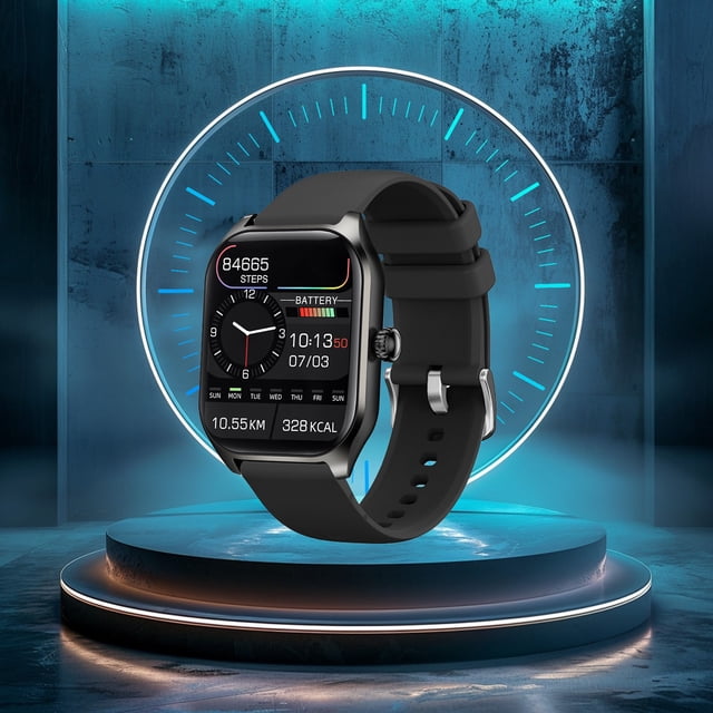 Sports Watch Bracelet Advanced Bluetooth Calling And Extra Long Battery Life Customised Dials With Multiple Patterns.02-inch Display