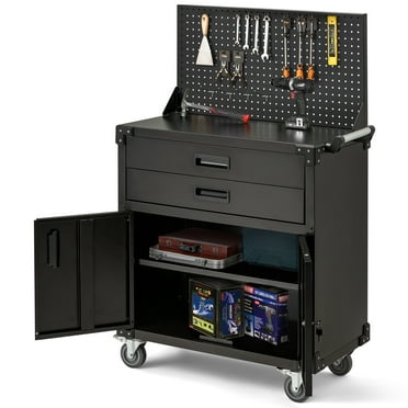TUFFIOM Heavy Duty 5-Drawer Mobile Tool Chest, Lockable Storage ...