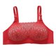 thumbnail image 1 of Gibobby Brasier mujer Ropa interior Sexy de talla grande para mujer, estilo, sin anillo de, ajustable, cómodo, sujetador anticaída(Rojo,36), 1 of 4