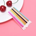 thumbnail image 2 of 50pcs Disposable Lip Brush Cosmetic Lipstick Gloss Wands Applicator Make Up Tool, 2 of 10