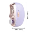 thumbnail image 3 of Safety Nail Clipper Nain Trimmer Manicura Automática USB Anti -Splash para adultos senior, 3 of 8