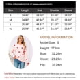 thumbnail image 4 of Cogild Sweaters for Women Heart Pattern Knit Crew Neck Long Sleeve Pullover Sweater, 4 of 10