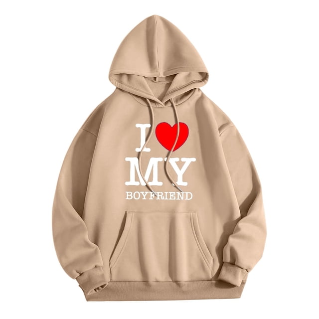 WEAIXIMIUNG Sweat à Demi-Zip pour Femmes Sans Capuche Saint-Valentin Adulte Manches Longues Imprimé Graphique Sweat à Capuche Pull Chandails en Molleton à Cordon
