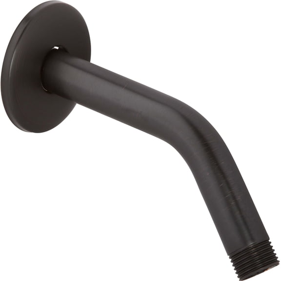 Aqua Elegante Shower Arm And Flange for Home Shower Heads - 6 inch - Oil-Rubbed Bronze