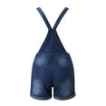 thumbnail image 5 of Clearance!NMMUED Denim Overalls for Women, Overall Shorts for Women, Jean Overalls for Women, Bib Overalls Women, Denim Shorts Women, Dark Blue L, 5 of 6