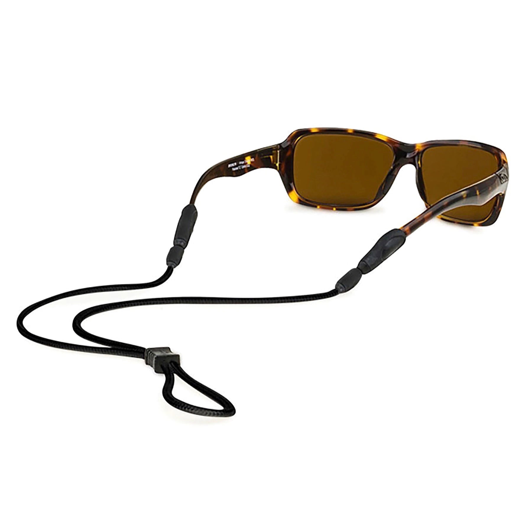 Black Croakies Terra System Adjustable Eyewear Retainer Combo Tite Ends/XL Tite Ends 