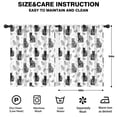 thumbnail image 2 of Blackout Kids Curtains,Black Cat and Butterfly White Pattern Children's Insulated Curtains Set Of 2,Bedroom Essentials,Toddler Room Decor 42"x54", 2 of 5