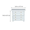 thumbnail image 7 of SHISUYAN Wooden Night Stands Bedside Tables White, 7 of 7