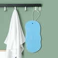 thumbnail image 5 of Unique Bargains 1 Pc Wave Pattern Bath Sponge Body Scrubber Blue, 5 of 6