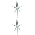 thumbnail image 5 of Darice Ceramic Christmas Tree Stars 2.75"X1.875" 2/Pkg, Iridescent, 5 of 6