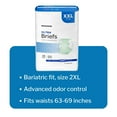 thumbnail image 5 of McKesson Ultra Briefs, Incontinence, Heavy Absorbency, 2XL, 12 Count, 1 Pack, 5 of 12