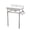 White / Brushed Nickel, variant on Whitehaus WHV024-L33-1H-BN Single Hole Console Sink With Brushed Nickel Leg