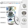 thumbnail image 6 of Dad Daily Affirmations 20oz Travel Coffee Mug Tumbler, New Dad Father Daddy Gifts for Christmas from Daughters Sons, Dad Birthday Gifts,Fathers Day Stainless Steel Tumbler with Lid and Straw, 6 of 6