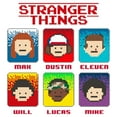 thumbnail image 2 of Netflix Toddler's Stranger Things Group Shot Pixel Portraits Graphic T-Shirt, 2 of 3