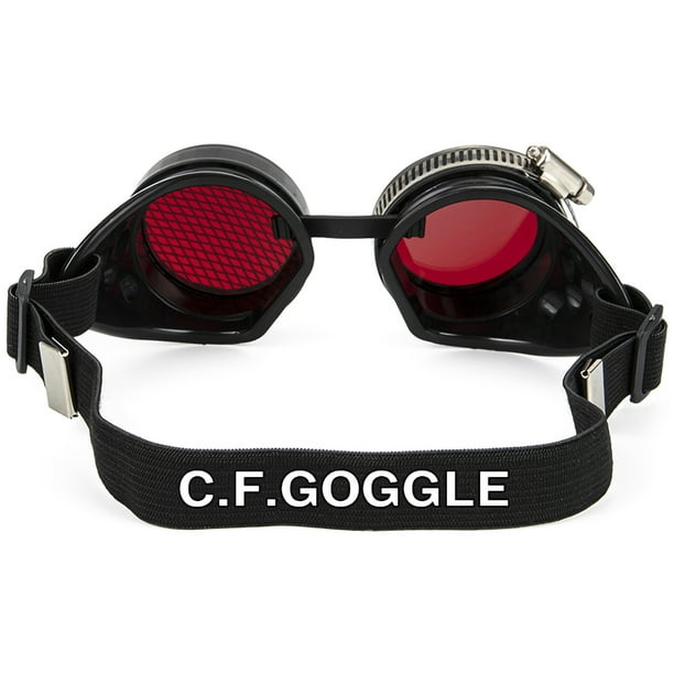 C.F.GOGGLE Steampunk Goggles Round Gothic Retro Sunglasses Victorian Role  Playing Props 
